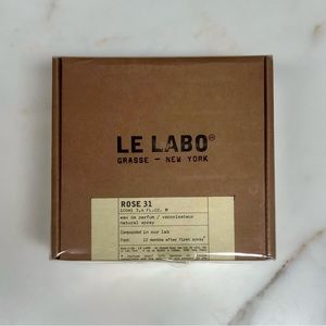 BRAND NEW - LE LABO ROSE 31 PERFUME COLOGNE PARFUM SCENT 100 ML - NEVER OPENED
